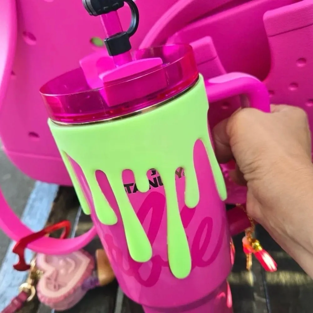 FREE with $50 Purchase - Viral Glow in the Dark 40oz Tumbler Slime Sleeve